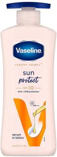 Vaseline Healthy Bright Sun Protect Serum In Lotion - SPF 30, UVA UVB Protection 400ml