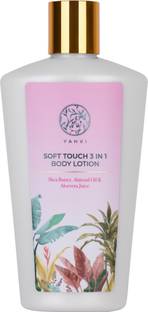 YAHVI Soft Touch 3 In 1 Body Lotion Moisturizer | Paraben-Cruelty Free | Lily & Lotus