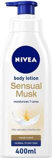 NIVEA Sensual Musk Body Lotion, Normal to Dry Skin, 400ml MADE IN UNITED ARAB EMIRATES