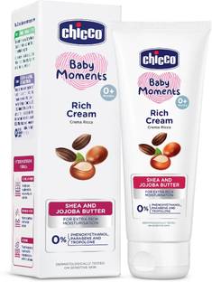 Chicco Baby Moments Rich Cream, Paraben & Phenoxyethanol Free, 0M+
