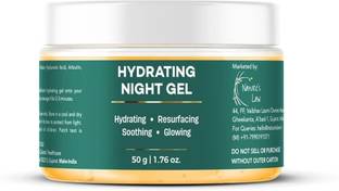 Nature's Law Hydrating Night Gel for Brightening, Moisturising, Skin Texture Enhancer