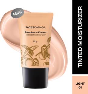 FACES CANADA Tinted Moisturizer (Mini) - Peaches N Cream - Light 01 | Natural Glow BB Cream
