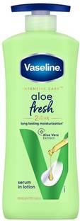 Vaseline Aloe Fresh Body Lotion,24 HR Long Lasting Moisturisation with Aloe Vera extract