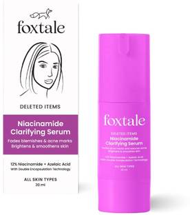 Foxtale Niacinamide Face Serum with Azelaic Acid For Clear, Bright Skin & Acne Mark