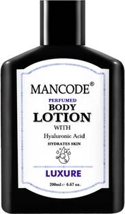 MANCODE Luxure Perfumed Body Lotion with Hyaluronic Acid for Hydrates Skin, 200ml