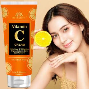 INTIMIFY Vitamin C Face Cream, Skin Whitening Dark Spot Removal For Women & Men