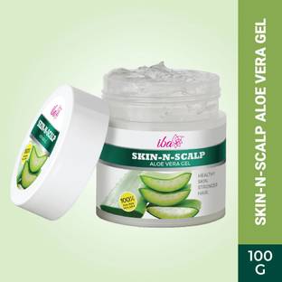 Iba Skin-N-Scalp Aloe Vera Gel Hydrates, Nourish Skin, Healthy Scalp & Stronger Hair
