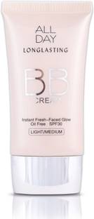 Glam21 BB Cream 01, with oil free and SPF 30 sun protection formula for lightweight, long lasting flawless complexion, non greasy creamy texture for all skins