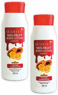 MEGHDOOT Mix Fruit Body Lotion Ayurvedic 200ml (Pack of 2)