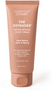 Conscious Chemist Retinol Night Cream | Anti-Aging for Face & Neck | Reduces Fine Lines & Wrinkles