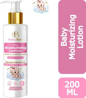 BabyBoo Baby Moisturizing Lotion with Hibiscus, Almond & Honey