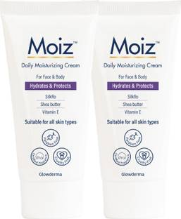 Moiz Daily Moisturizing Cream | Face & Body | Shea Butter| Vitamin E | Pack of 2
