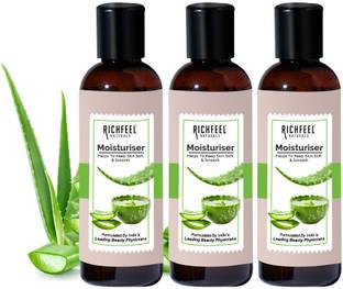 RICHFEEL Moisturizer Enriched With Aloe Leaf Juice |100 ml (Pack of 3)