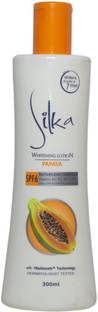 SILKA Green Papaya Full Body Whitening Lotion with Dermatologist Tested