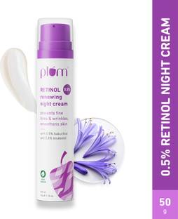 Plum 0.5% Retinol Renewing Night Cream | Prevents Fine Lines & Wrinkles