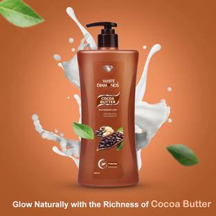 White Diamonds Cocoa Butter Lotion – Deep Moisturizing & Nourishing Formula | Soft, Smooth Skin