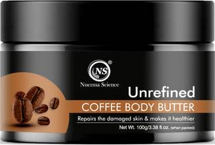 Nuerma Science Coffee Body Butter with Vitamin E Oil for Intense Moisturization