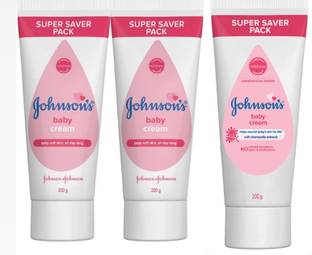 JOHNSON'S Cream 200+200 ( pack of 3 )