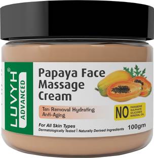 LUVYH Papaya Face Massage Cream- 100gm