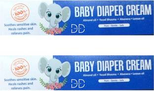 DOOMSDAY BABY DIAPER CREAM FOR BABYS SOFT & SMOOTH SKIN PACK OF 30g x 2