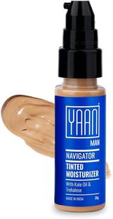 YAAN MAN Tinted Moisturizer for Men BB Cream Improves Uneven Skin Tone (Medium Color)