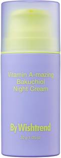 BY WISHTREND Vitamin A-mazing Bakuchiol Night Cream | Korean Retinol Alternative, Anti-Aging