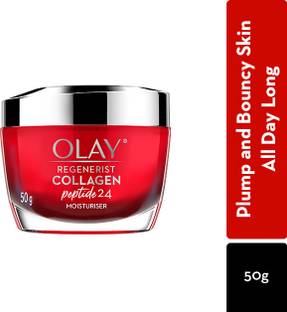 OLAY Collagen Peptide 24 Face Cream with Collagen Peptide and Niacinamide improves skin resilienceand hydrates for plumping and bouncylooking skin Suitable for Normal, Dry, Oily & Combination skin