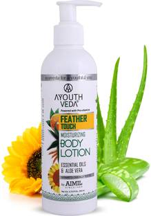 Ayouthveda Feather Touch Moisturizing Body Lotion | With Pro-Vitamins & 5 Essential Oils