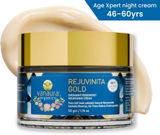 vanaura organics Rejuvinita Gold Overnight Regenerist Nourishing Cream 46+(46 to 60+years)