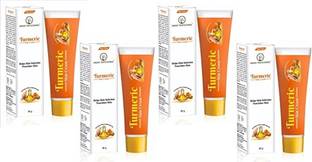 UNIQUE PROFESSIONAL Face Moisturizer With Turmeric cream 30 Gr Pack Of 4