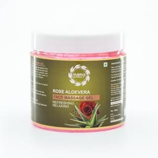 Purple Naturals Rose Aloevera Face Massage Gel