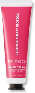 THE LOVE CO Japanese Cherry Blossom Hand Cream | Hydrating, Quick-Absorbing & Lightweight