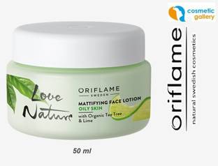 Oriflame Love Nature Mattifying Face Lotion with Organic Tea Tree & Lime