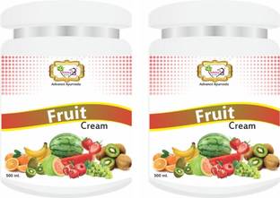 Sibley Beauty Mix-Fruit Moisturizer Facial Massage Cream for Face (2 x 500 gm.) Pack of 2 - for bright & facial glow, soft, smooth and glowing skin, oily dry normal combination skin, men women girls boys - Salon Pack Products