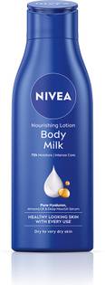 NIVEA Body Milk, Lotion Moisturizer, with Hyaluronic acid, Moisture Serum, Men & Women