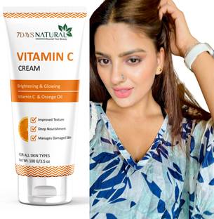 7days natural Vitamin C Face Cream - Oil Free |Quick Absorbing skin Brightening | Whitening