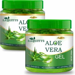 RAQUITYS l Aloe Vera Gel for Moisturize your skin/Soothe a sunburn/Heel dry.