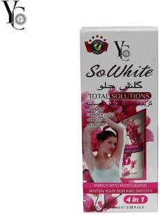 YC So White Total Solutions cream lightening Armpit, underlegs, knees & elbows