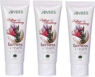 JOVEES Saffron Bearberry Fairness Cream (Pack of 3)