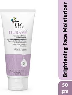 Fixderma Durave Radiance&Brightening Oil Free Face Moisturizer With Probiotics, Aloe Vera