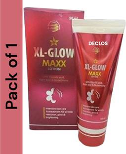 DECLOS xl glow maxx lotion skin glow and brightening