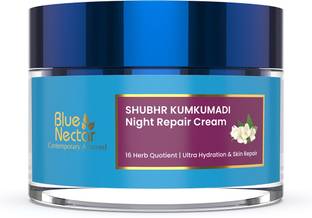 Blue Nectar Kumkumadi Night Face cream for Glowing and Hydrating Skin