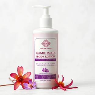Mystic pure ayurveda Kumkumadi Body Lotion For Nourish and Repair Damaged & Dry Skin | Lightweight