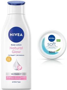 NIVEA NG Cell Repair 200ml & Soft Cream 50ml set of 2