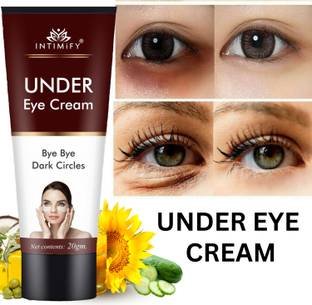 INTIMIFY Under Eye Cream for Dark Circles, Reduce Puffiness, Under Eye Wrinkle Cream