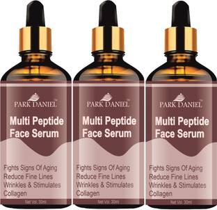 PARK DANIEL Multi Peptide Face Serum for Repair & Smoothen Wrinkles (30ml) Pack of 3