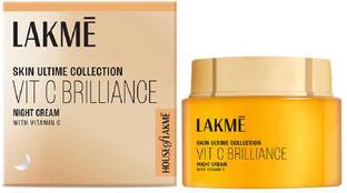Lakmé Vitamin C Brilliance Night Cream with Vitamin C , healthy, glowing skin