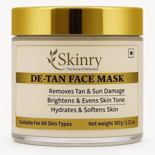 SKINRY De-Tan Face Pack for Glowing Skin | Removes Sun Tan & Dark Spots