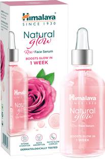 HIMALAYA Natural Glow Rose Face Serum with 5% Niacinamide and 5% Rose Extracts