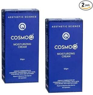 CosmoQ Moisturizing Cream, 24 Hours Hydration each 100g ( pack of 2)